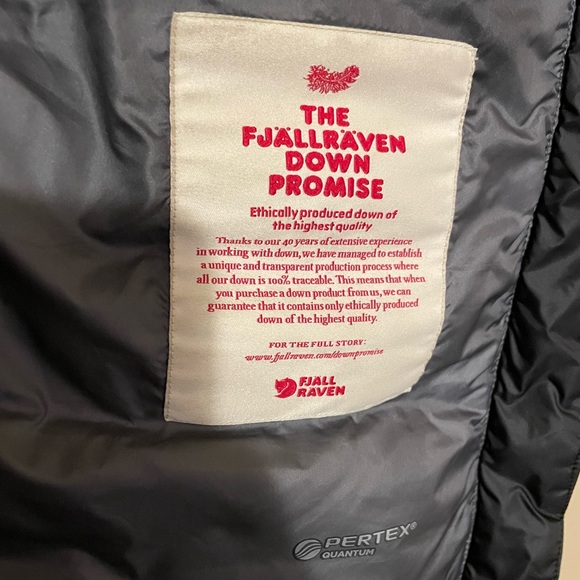 Fjallraven Snowflake Down Parka Black - Picture 7 of 11